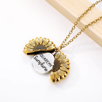 Gift For Girlfriend You Are My Sunshine Necklaces