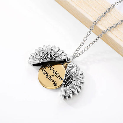 Gift For Girlfriend You Are My Sunshine Necklaces