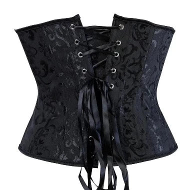 Satin Underbust Corset Bustier Waist Cincher