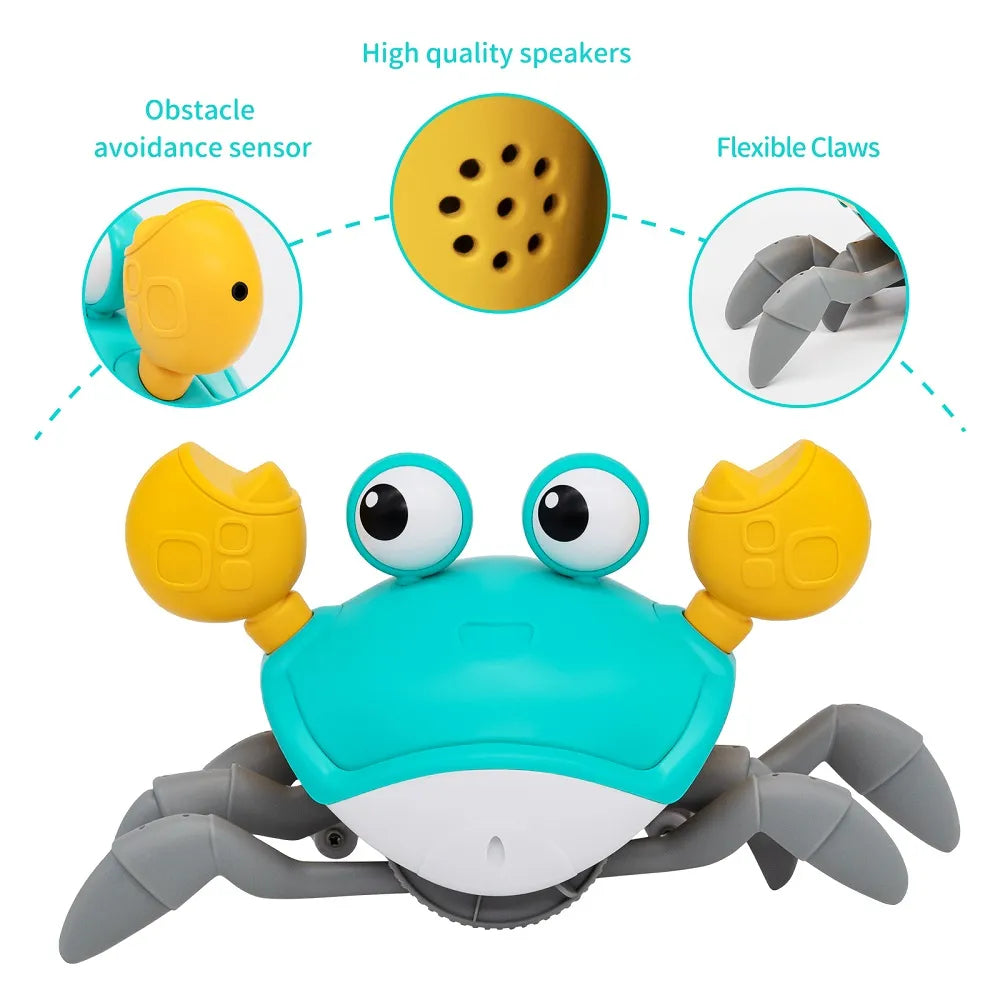 Rhythmic Crawlbster - Dancing Crab Toy for Babies Crawling