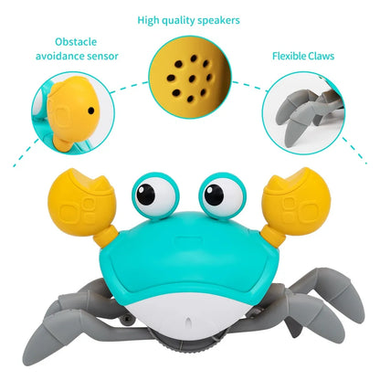 Rhythmic Crawlbster - Dancing Crab Toy for Babies Crawling