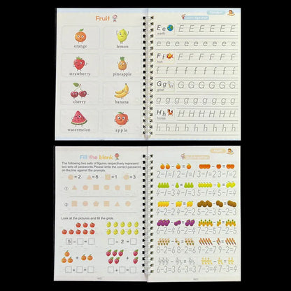 4pc Set Magic Practice Copybook